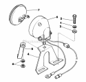 Headlight Diagram and Parts List for 55379 800000001-899999999 - 1988 Lawn Boy Snow Blower